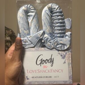 LoveShackFancy Blue Floral Heatless Curler Set
